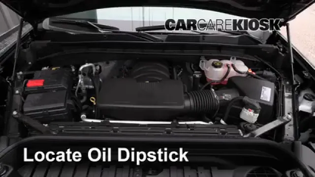 2019 GMC Sierra 1500 5.3L V8 Crew Cab Pickup Huile Vérifier le niveau de l'huile